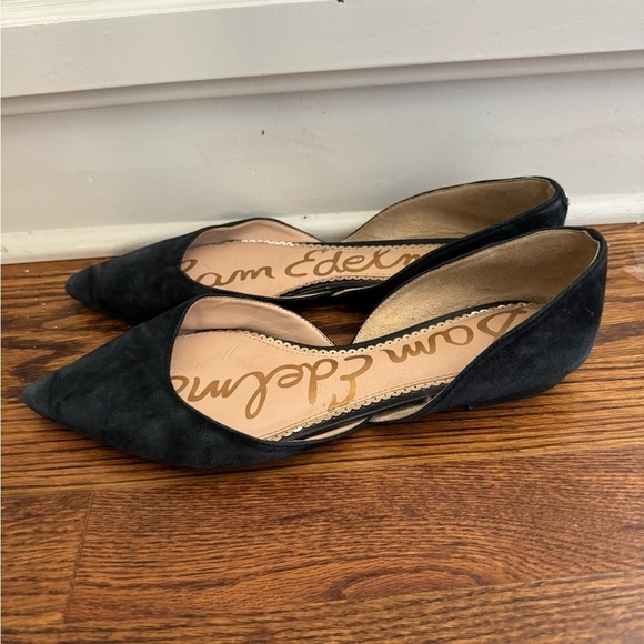 Sam Edelman Shoes - Sam Edelman Rodney‎ d'Orsay Flats Pointed Toe Slip On Suede Chic Classic 8.5